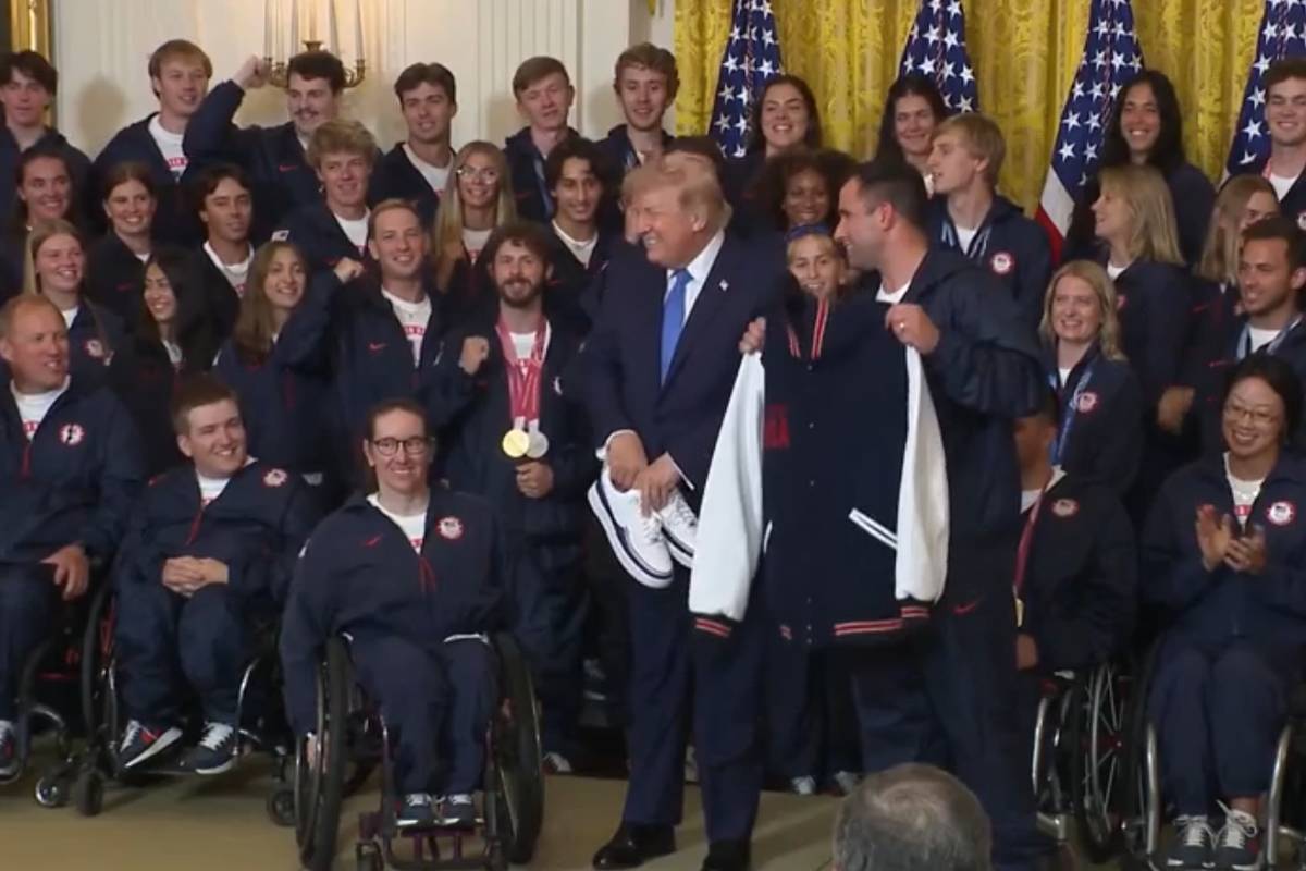Trump verteilt Superlative an Team USA