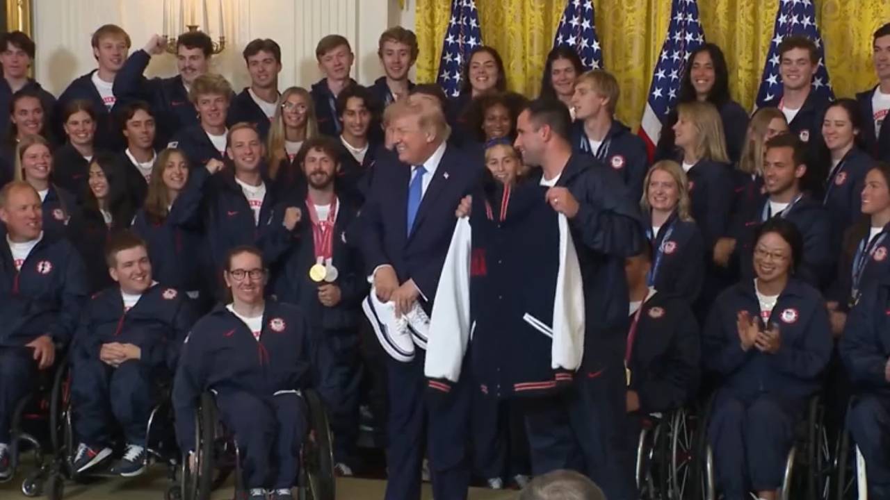 Donald Trump verteilt Superlative an Team USA
