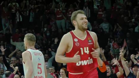 Die Highlights der Partie Olympiakos Piräus - FC Bayern München aus der EuroLeague im Video.