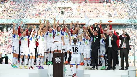 Der 1. FFC Frankfurt gewann das Pokalfinale 2014