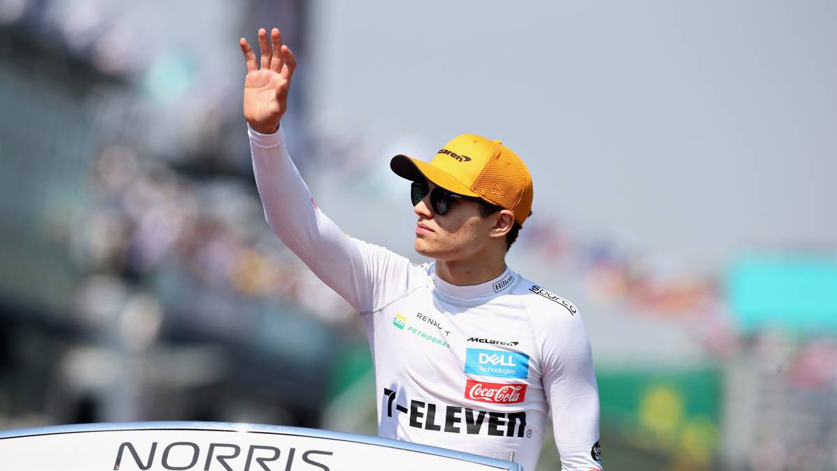 Lando Norris beendete sein erstes Formel-1-Rennen auf Platz zwölf