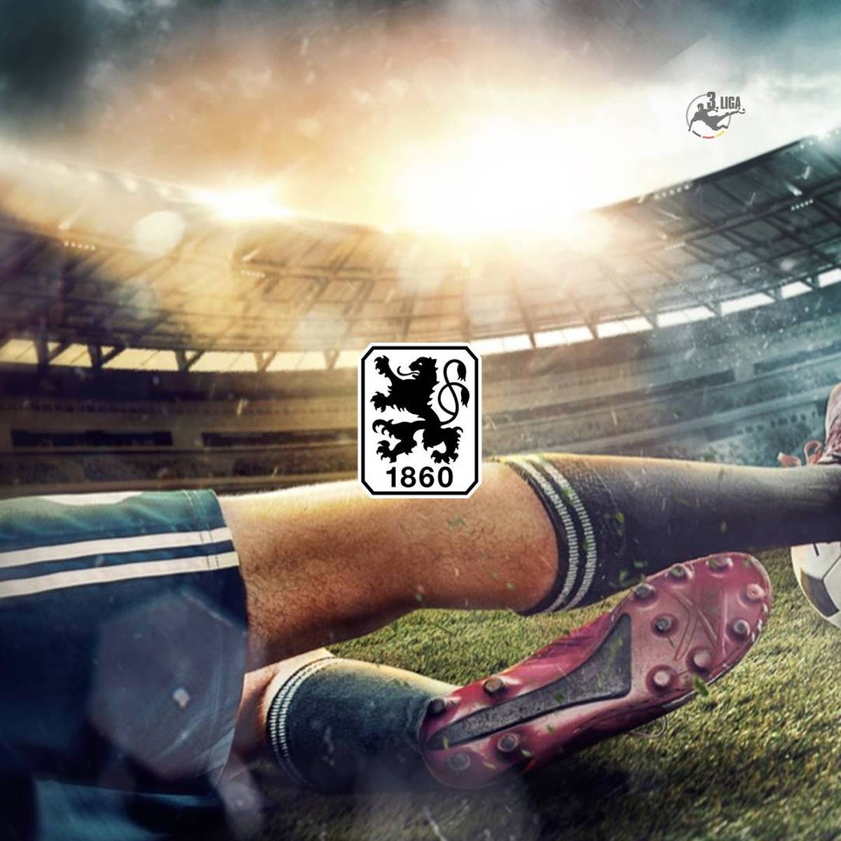 3. Liga: TSV 1860 München – Hallescher FC, 3:1 (1:0)