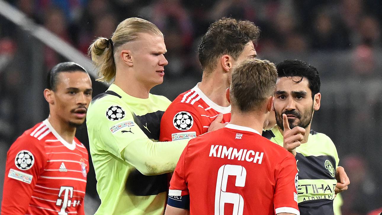 Ilkay Gündogan im Clinch mit Bayerns Joshua Kimmich