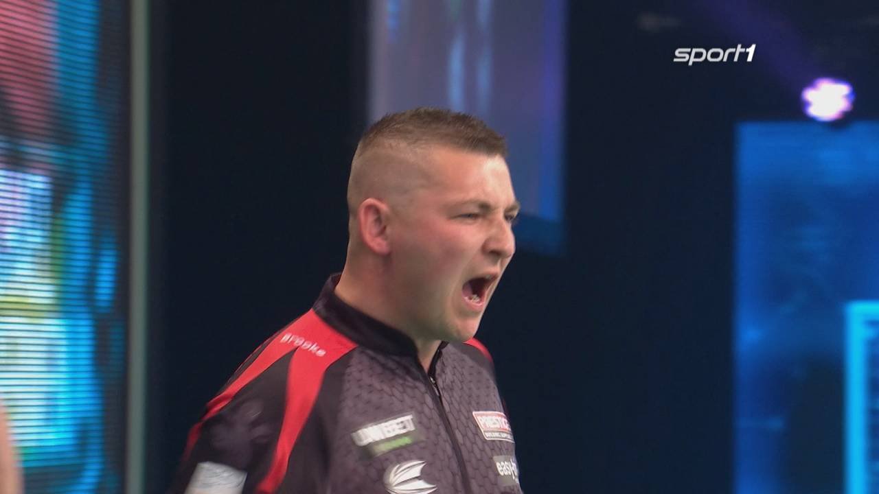 Premier League of Darts: Nathan Aspinall besiegt Michael van Gerwen mit 8:3