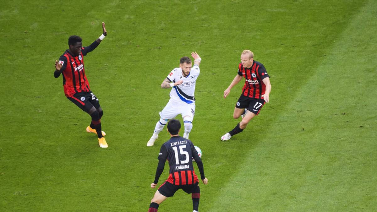 Bundesliga: Eintracht Frankfurt - Arminia Bielefeld 1:1 - Silva trifft