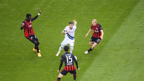 Die Eintracht hatte gegen Bielefeld so ihre Probleme