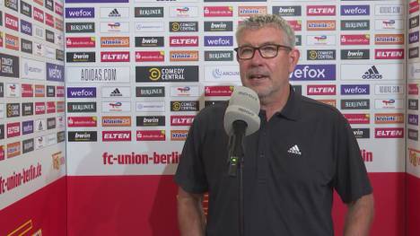 Union Berlin gewinnt im Heimspiel gegen RB Leipzig überraschend mit 2:1, Trainer Urs Fischer ist sehr zufrieden mit dem Spiel seiner Mannschaft, die Leipzig wenig Raum zum spielen gegeben hat. 