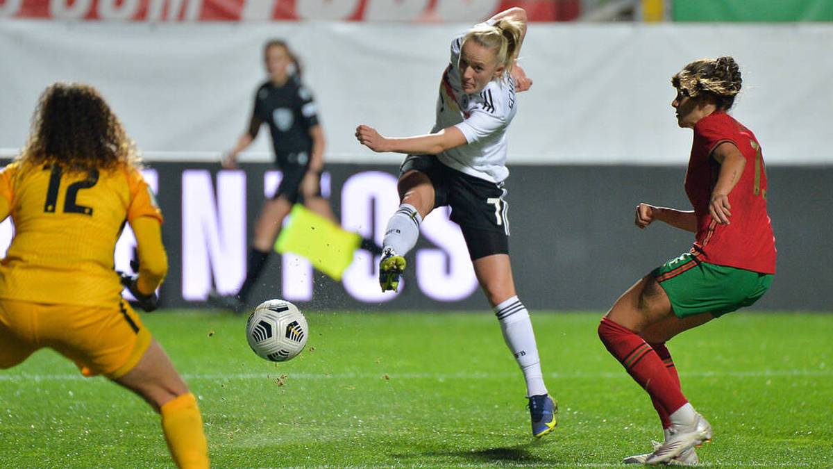 Lea Schüller brachte Deutschland gegen Portugal in Führung