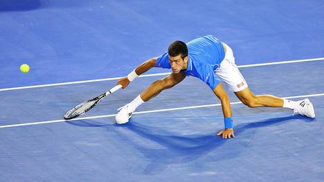 Novak Djokovic kämpfte im Finale der Australian Open gegen Andy Murray mit körperlichen Problemen