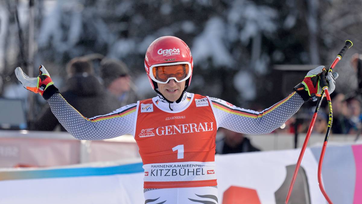 Josef Ferstl hat den Super G in Kitzbühel gewonnen