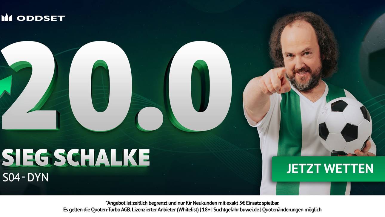 Oddset Quotenboost für Schalke gegen Dresden am 07.02. | 2. Bundesliga