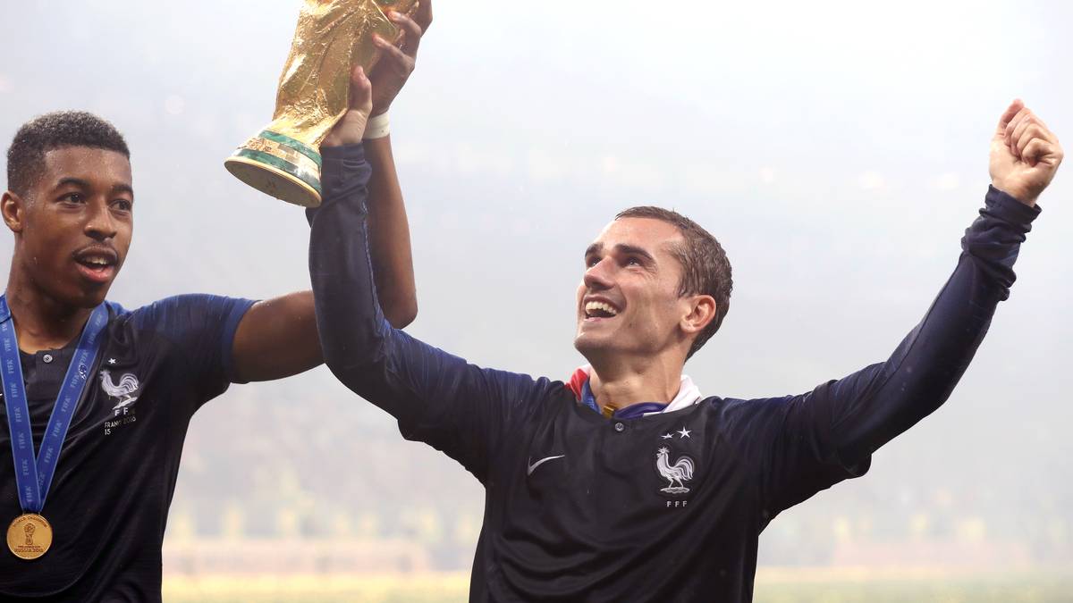 France v Croatia - 2018 FIFA World Cup Russia Final Bei der Weltmeisterschaft 2018 in Russland krönte sich Antoine Griezmann mit Frankreich zum Weltmeister