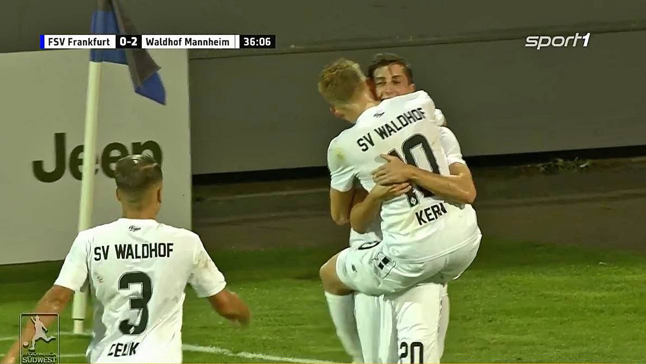 Tor-Gala! Waldhof düpiert Frankfurt