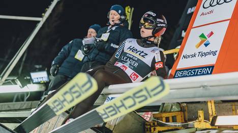 Maren Lundby aus Norwegen ist Olympiasiegerin - und darf dennoch nicht auf die ganz großen Chancen