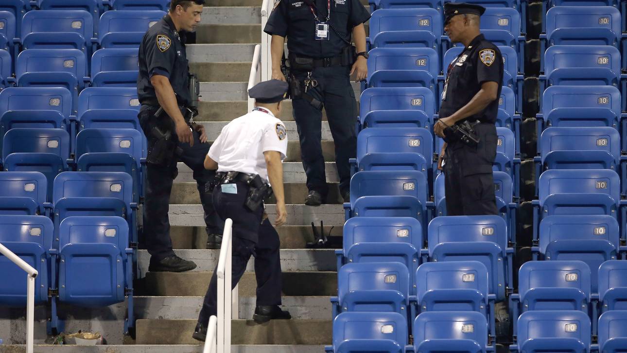 US Open: Drohne stürzt im Stadion ab