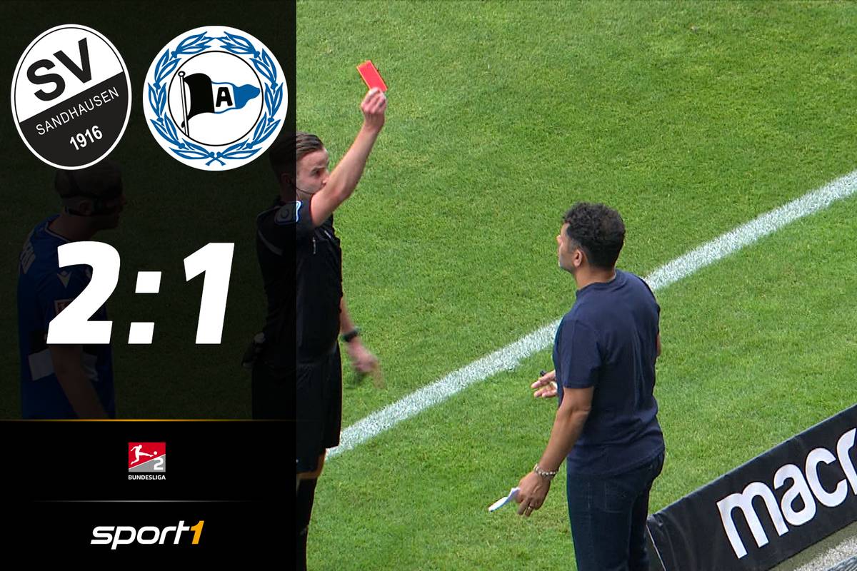 Bundesliga-Absteiger Arminia Bielefeld muss zum Saisonstart direkt eine 1:2 Niederlage gegen den SV Sandhausen hinnehmen. In einem intensiven Duell musste die Arminia gleich zwei Platzverweise hinnehmen.