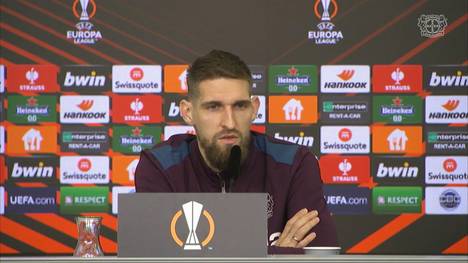 Leverkusens Robert Andrich spricht vor dem Europa-League-Achtelfinalhinspiel gegen Qarabag Agdam über den Konkurrenzkampf bei Bayer.