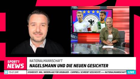 Jonathan Burkardt und Tim Kleindienst sind neu im DFB-Team. SPORT1 Chefreporter Stefan Kumberger spricht über die DFB-Neulinge.