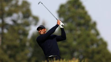 Tiger Woods gab an Loch sieben auf