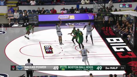 In Woche 1 der BIG3-Saison 2025 treffen die Dallas Power auf die Boston Ball Hogs. Hier gibt's die Highlights im Video.