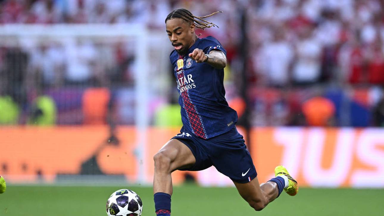 Bradley Barcola steht noch bis 2028 bei PSG unter Vertrag