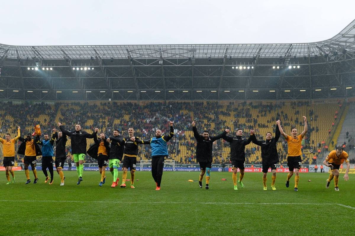 Dresden kurz vor dem Aufstieg