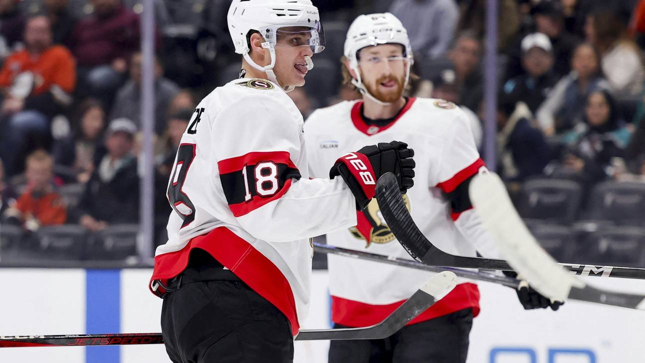 Stützle als Lichtblick bei Niederlage