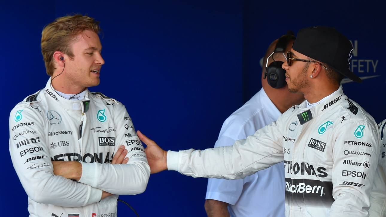 Mercedes-Zweikampf auf dem Höhepunkt