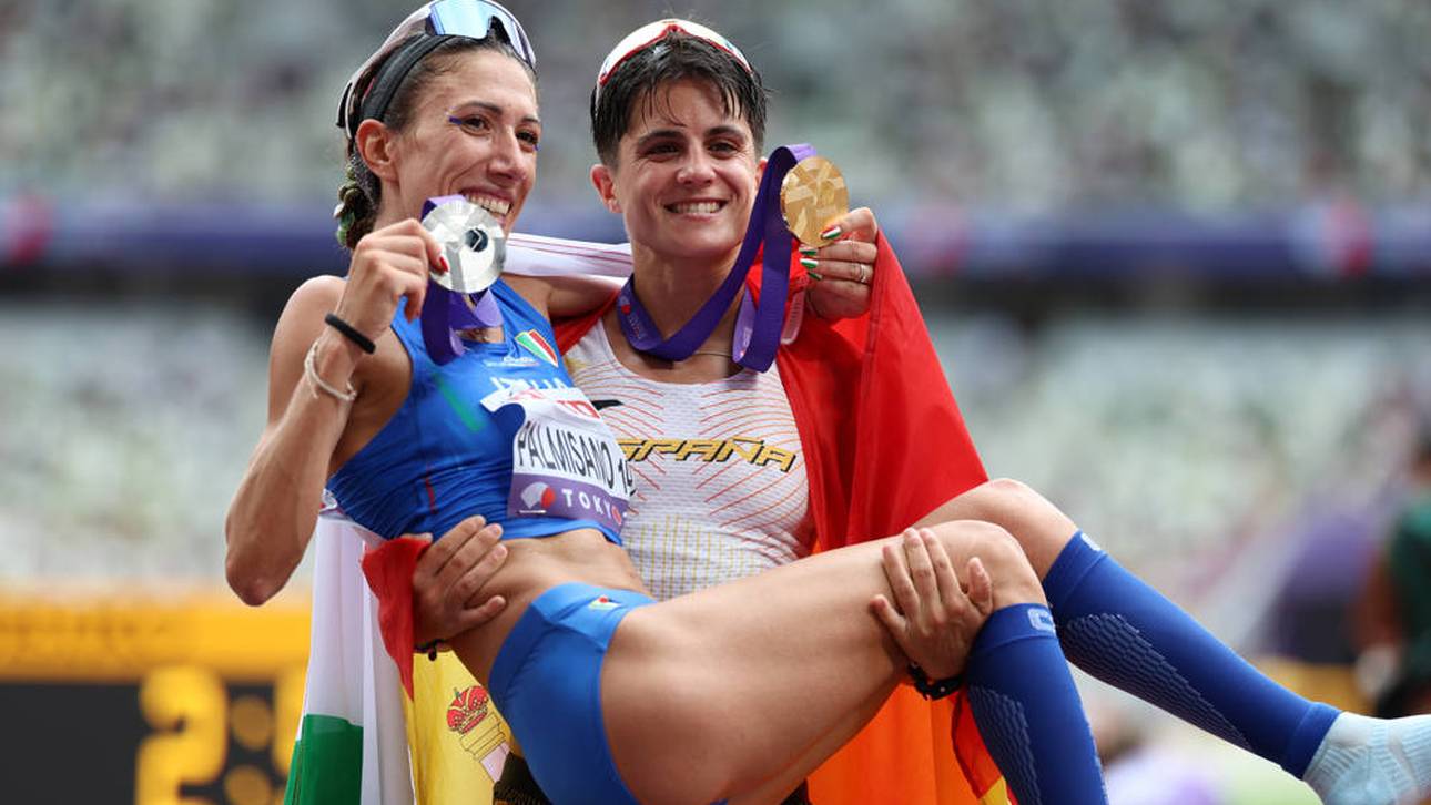 Die Rivalinnen María Pérez (r.) und Antonella Palmisano sind eng befreundet