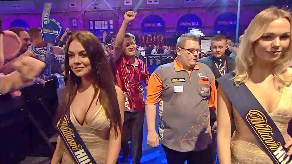 Rene Eidams feiert sein Debüt im Alexandra Palace in London