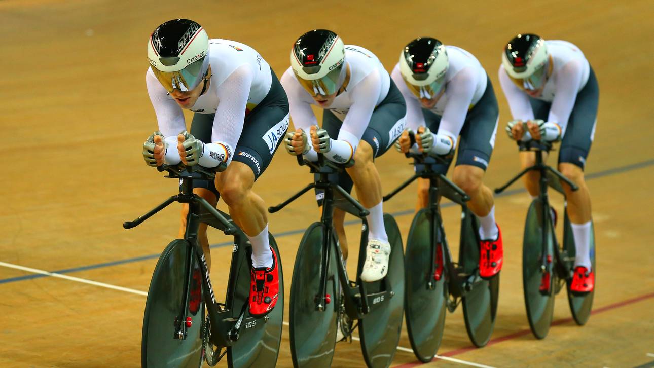 Bahn-Vierer verpasst Bronze knapp