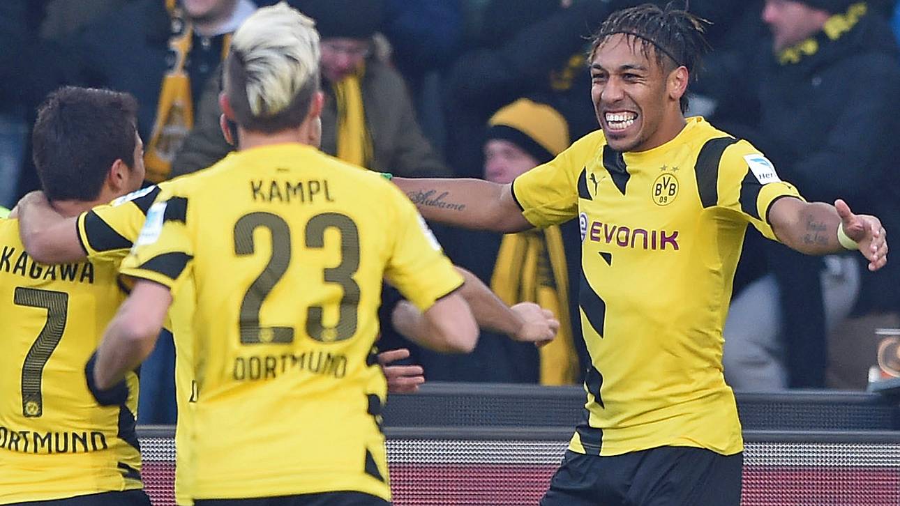 Aubameyang schenkt dem BVB ein Lächeln