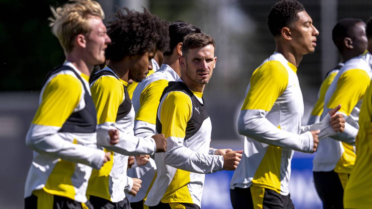 Pascal Groß (Mitte) fehlt dem BVB in Turin