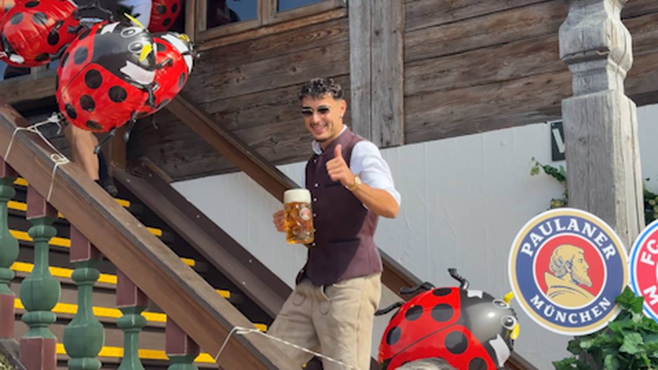 Wiesn-Tag für die Bayern-Stars und ER geht als erstes…