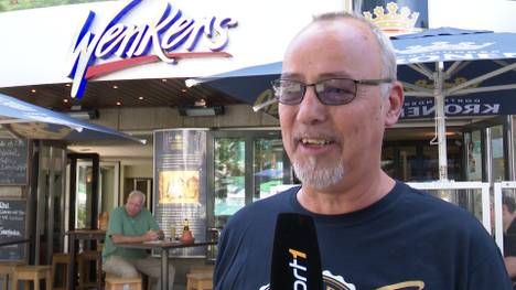 Die Kneipe "Wenkers" in Dortmund freut sich auf unzählige Fans aus England und den Niederlanden im EM-Halbfinale. 