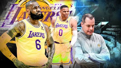 LeBron James (l.) und die LA Lakers verpassen zum zweiten Mal in vier Jahren die Playoff-Teilnahme