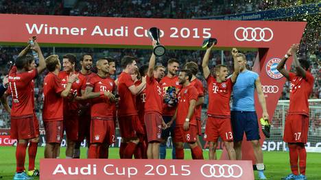 2015 setzten sich die Bayern im Finale des Audi Cups durch