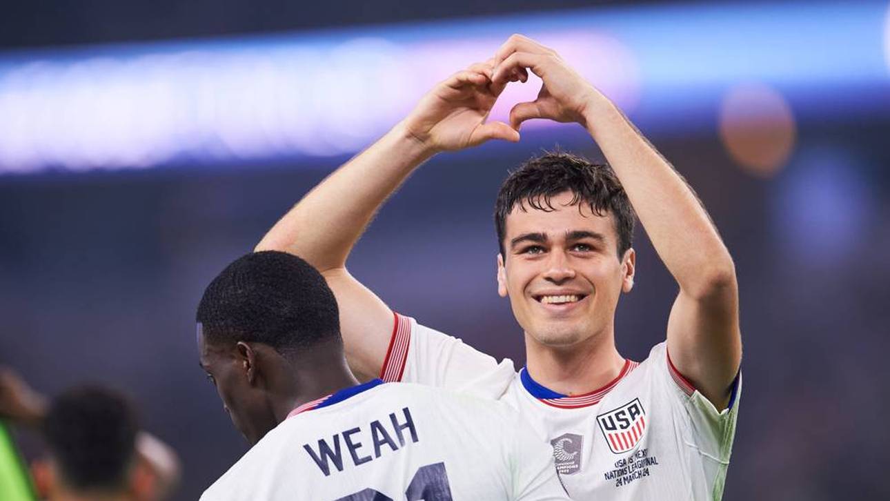 Giovanni Reyna wird in den USA gefeiert