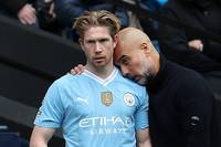 Bleibt er oder geht er? Nach einigen Spekulationen um Kevin De Bruynes Zukunft unterstreicht ManCity-Trainer Pep Guardiolas nun den Verbleib seines Superstars.