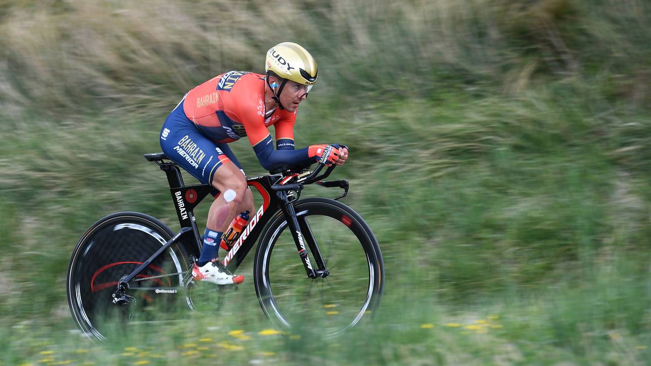 Rad-Profi im Training angefahren