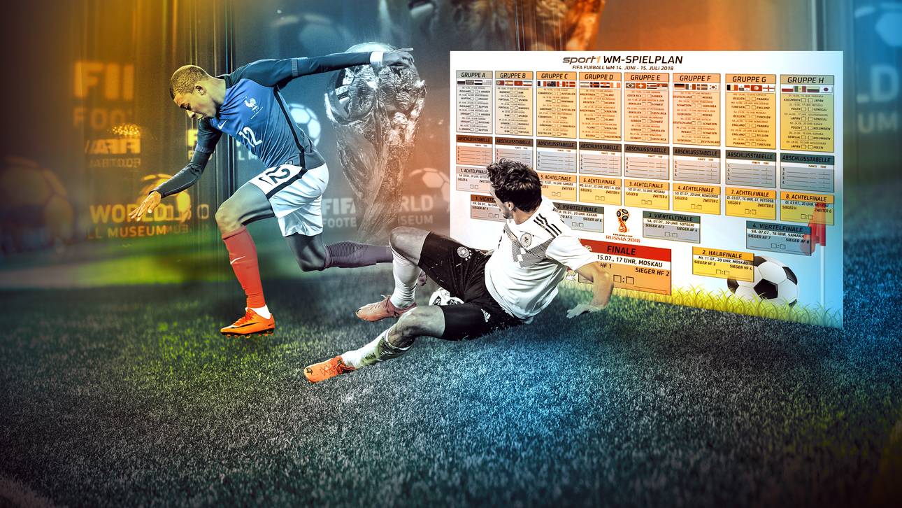 Spielplan der WM zum Ausdrucken