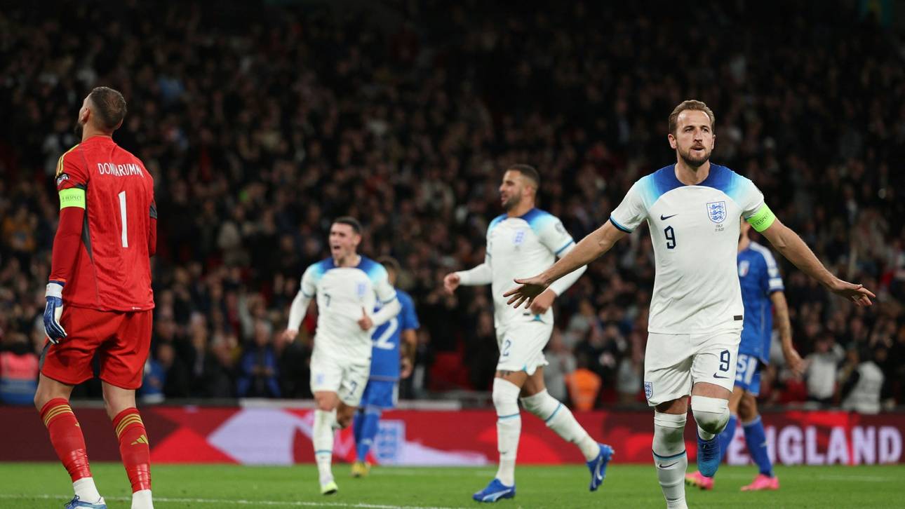 Kane schießt England zur EM – Italien zittert