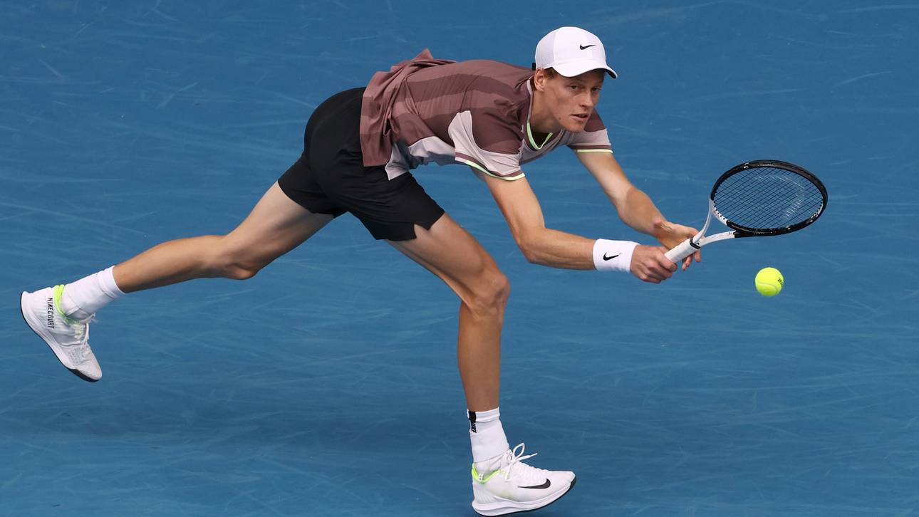 Australien: Sinner macht kurzen Prozess