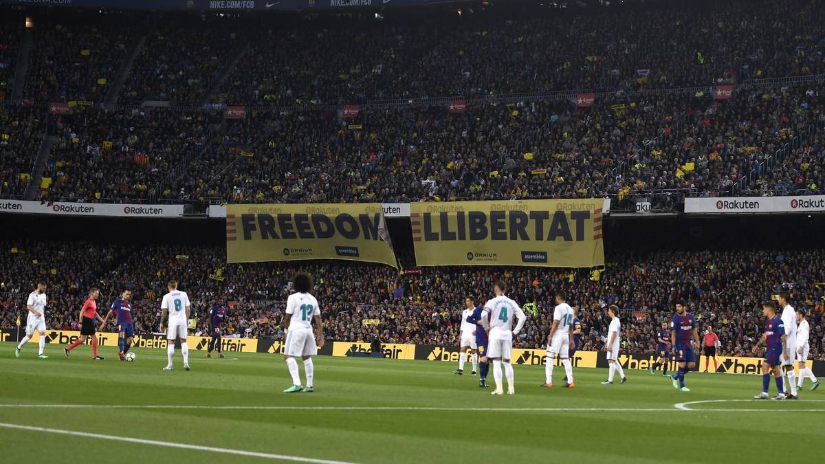 Ein Clasico ohne politisches Statement - aktuell undenkbar