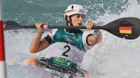 Kanutin Ricarda Funk holt die erste Olympia-Gold-Medaille für die deutsche Mannschaft in Tokio. 