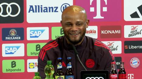 Vincent Kompany spricht über seine ersten Wochen in Bayern. Mit einer Aussage sorgt der Bayern-Trainer für Gelächter.