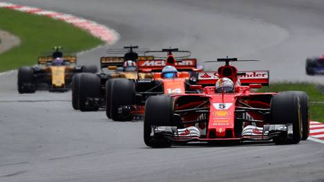 Sebastian Vettel kämpfte sich beim Rennen der Formel 1 in Malaysia von Platz 19 auf 4 vor