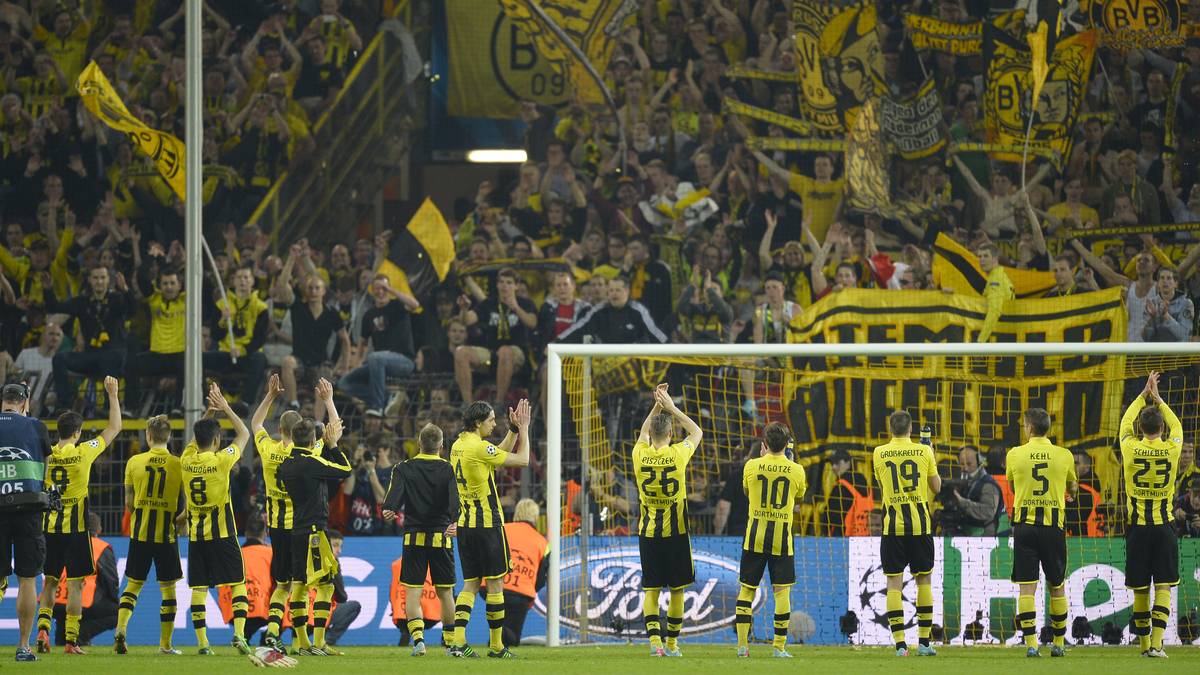 Borussia Dortmund - Real Madrid (24. April 2013): Nur eine Runde später erlebt Klopp mit dem BVB die nächste Gala. Im Halbfinal-Hinspiel gegen Real Madrid feiert Dortmund nach einem 1:1 zur Pause am Ende einen sensationellen 4:1-Erfolg über die klar favorisierten Madrilenen