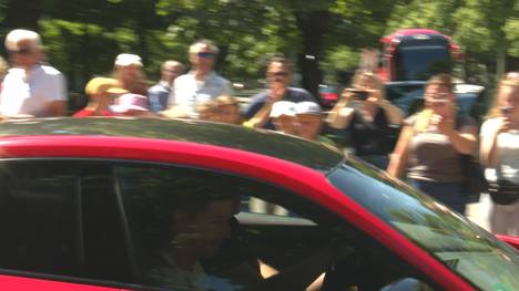 Robert Lewandowski absolviert eine letzte Trainingseinheit an der Säbener Straße. Vor seinem Abgang in Richtung Barcelona verabschiedet sich der Superstar von der Mannschaft.