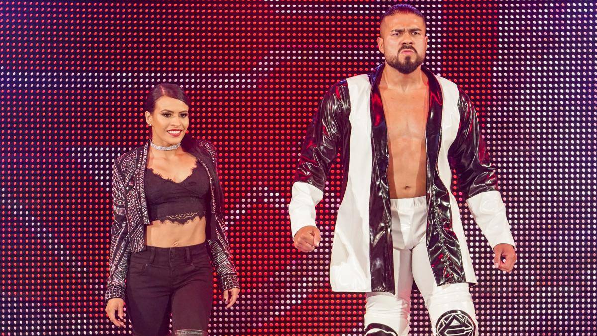 Andrades Begleiterin vor der Kamera ist ebenfalls an einen WWE-Kollegen vergeben
